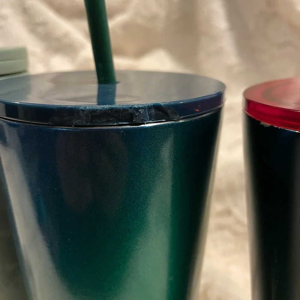 Set of Starbucks coffee cups